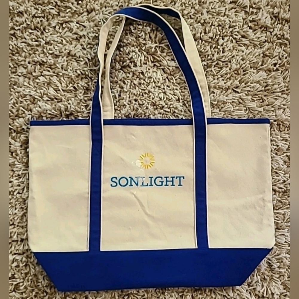 Sonlight Curriculum Homeschool Canvas Bookbag Tote READ Description